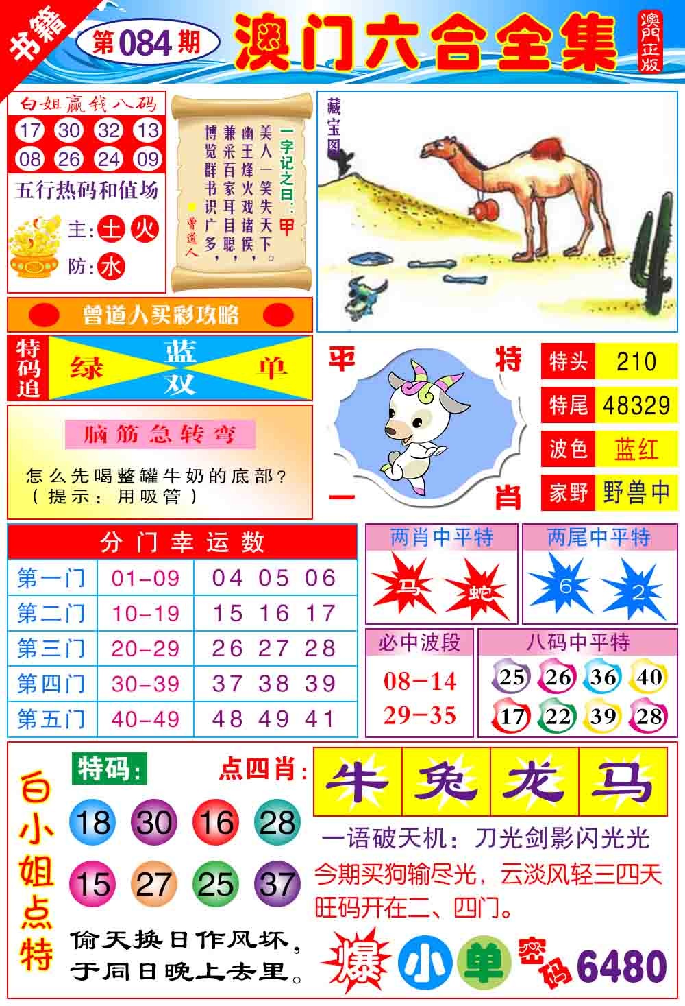 084期澳门全集六合[图]