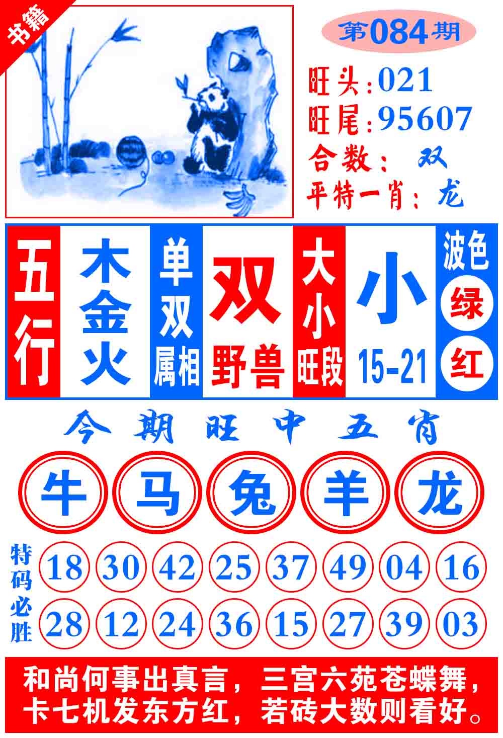 084期澳门全集心水[图]